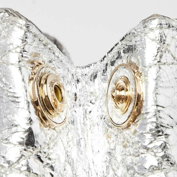 Christian Dior Silver Cannage Quilted Leather Stardust Small Backpack Bag - Picture 11 of 12